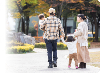 家族との暮らしの未来を思わせる写真
